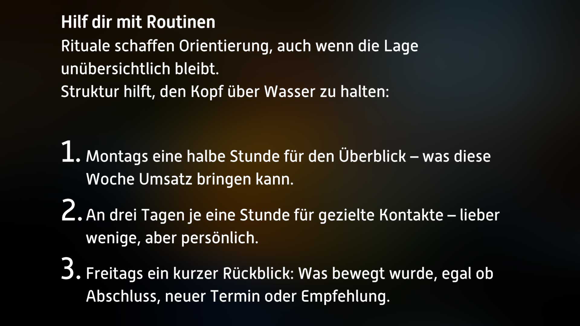 Fragen und Handlungsempfehlungen  - Vertriebsprozesse