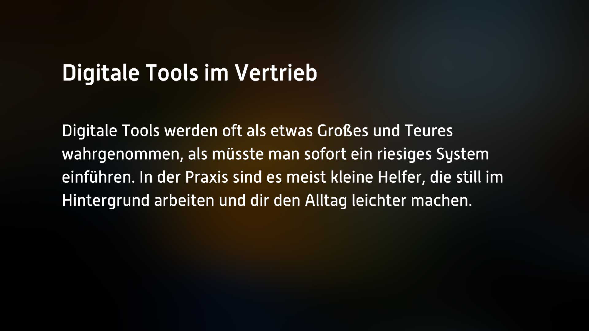 digitale Tools im Vertrieb  - Vertriebsprozesse