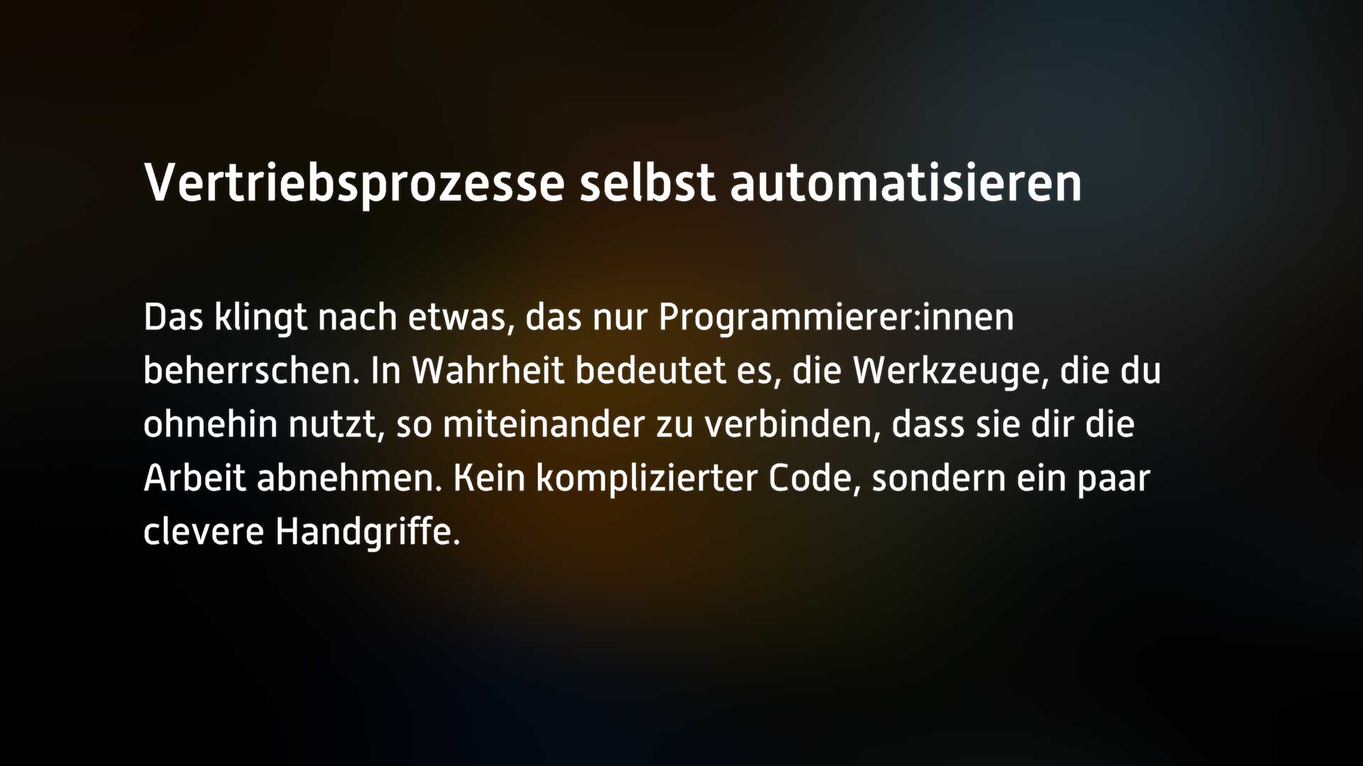 Vertriebsprozesse automatisieren  - Vertriebsprozesse