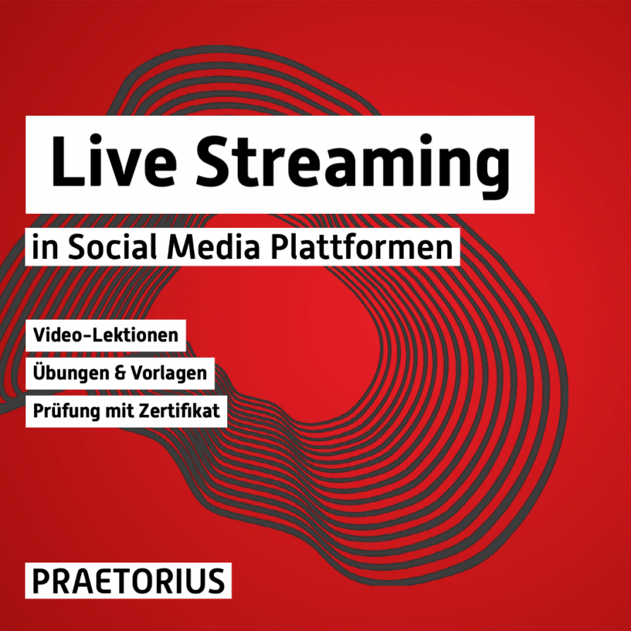 Video-Kurs Live Streaming in sozialen Netzwerken